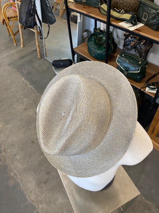 Reinhard Plank Straw Hat in Silver Gray